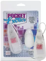 Вибро-яйцо Pocket Exotics Vibrating Egg – белый