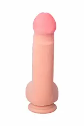 Реалистичный фаллоимитатор с вибрацией TOYFA RealStick Elite Remote - телесный