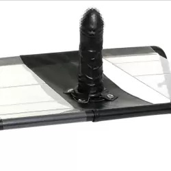 Фаллоимитатор с подставкой Sex Stool Ultra – черный