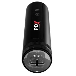 Автоматический мастурбатор PDX Elite Moto Bator X Pipedream, черный, 5 режимов, TPR/пластик