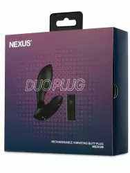 Анальная вибровтулка Nexus Duo Plug Medium, 6 скоростей, 9 см
