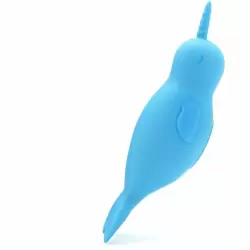 Вибромассажер Unihorn of the Sea – Neigh Mo с точечной стимуляцией, голубой