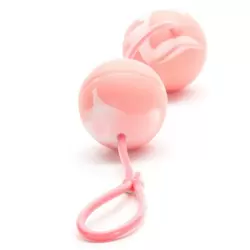 Вагинальные шарики Oscilating Duo Balls – розовый