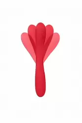 Двухсторонний вибратор Flex (красный)