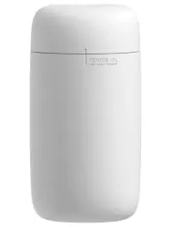 Элегантный мастурбатор Tenga Puffy Sugar White, 16,5 см, ТПЭ, белый