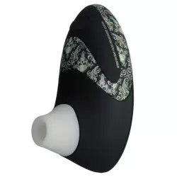 Бесконтактный клиторальный стимулятор Womanizer Pro – черный с белым (тату)