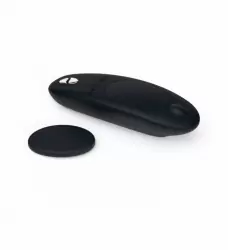 Инновационный вибратор в трусики Moxie by We-Vibe Black: 16.1 см, 10 режимов вибрации, силикон, синхронизация с моб.приложением