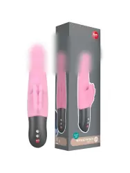 Рельефный вибратор-кролик Fun Factory Wicked Wings, 6 режимов, 19,8 см, силикон, розовый