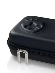 Вибромассажер c электростимуляцией Sizzling Simon Black Edition рельефный – черный