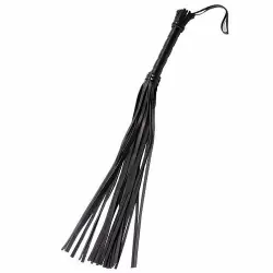 БДСМ-плеть из натуральной кожи, 65 см