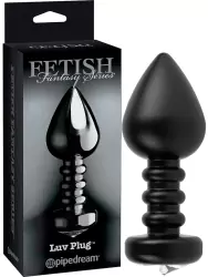 Анальная пробка Luv Plug алюминиевая – черная	