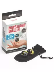 Вагинальные шарики Sitabella Massage Balls Colorfil Glass из цветного стекла 
