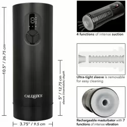 Инновационный умный мастурбатор с симуляцией оральный ласк Bionic Sucking and Vibrating Masturbator