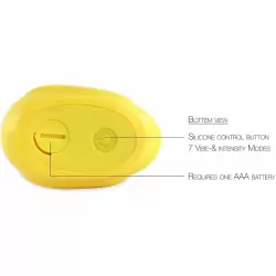 Вибратор-уточка Big Teaze Toys I Rub My Duckie 2.0, жёлтый