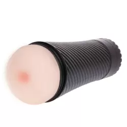 Мастурбатор анус в тубе Pink Butt с вибрацией – телесный