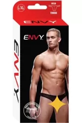 Черные тонги, трусы мужские - L/XL