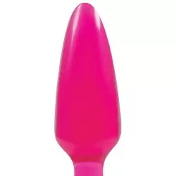 Анальная пробка Jelly Rancher Pleasure Plug - Medium средняя – розовый