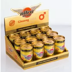 Газированный напиток c экстрактом женьшеня Nitro max Gold