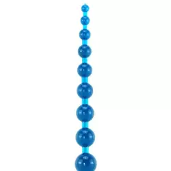 Анальная цепочка TLC Sex Please! Sexy Beads – голубая