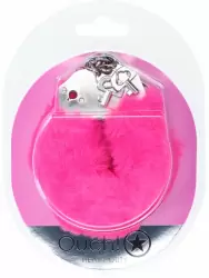 Элегантные наручники Heavy-duty Fluffy Handcuffs, 24,2 см, розовый
