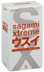Ультратонкие презервативы Sagami Xtreme Superthin - 15 шт.