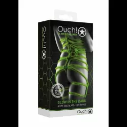 Флуорисцентная веревка для связывания Shots Toys Japanese Rope, 5 метров