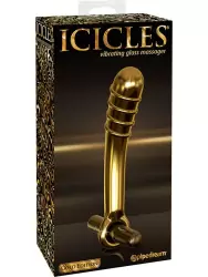 Стимулятор Icicles Gold Edition G05 с вибрацией – золотой