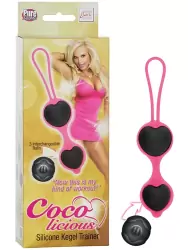 Вагинальные шарики Coco Licious Kegel Balls из силикона – черные	