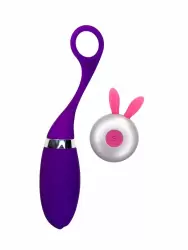 Виброяйцо OnOna Amethyst Vibe с пультом управления, 20 скоростей, фиолетовое