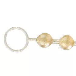 Анальные бусы Extreme Pure Gold X-10 Beads – золотистый
