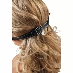 Силиконовый кляп с замком Bad Kitty Gag - розовый с черным