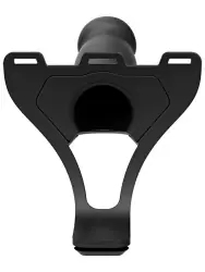 Набор универсальных полых страпонов Doc Johnson Body Extensions - BE Ready, 18-20 см, 3 размера, силикон, черный