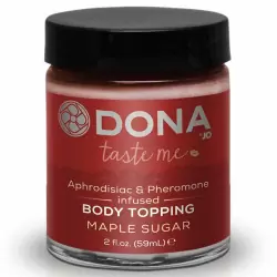 Карамель для тела Dona Taste Me Maple Sugar с феромонами – кленовый сахар, 59 мл
