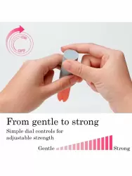 Необычный минивибратор iroha Stick, в форме губной помады, 9,9 см, бежевый