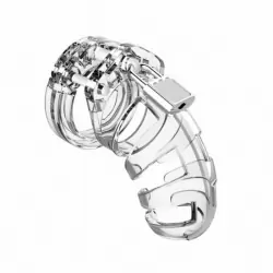 Насадка на пенис из пвх #02 Chastity 3.5 Inch Cock Cage Transparent