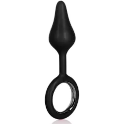 Компактная анальная пробка Booty Tickler, 9,5 см, силикон, черная