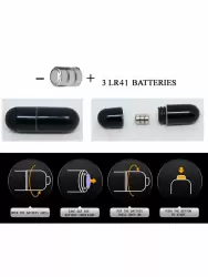 Эрекционное виброкольцо ESTHERЮ с клиторальной щеточкой, с подхватом мошонки, 10 см, черный
