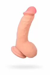 Упругий фаллоимитатор TOYFA RealStick Elite - телесный