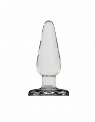 Анальная пробка Basic Glass - 3 Inch прозрачная