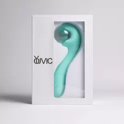 Вибромассажёр с деликатными токами, синий