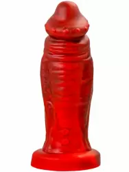 Необычный фаллоимитатор TOYFA Monster Saur, 21,7 см, 10 режимов, силикон