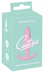 Анальная пробка мини Cuties розовая