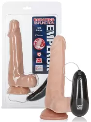 Фаллоимитатор Rotating Emperor 6 с вибрацией – телесный