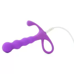 Массажер простаты Embrace Beaded Probe перезаряжаемый – фиолетовый