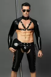 Костюм полицейского Candy Boy Josh, черный, OS