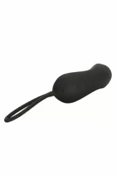 Изогнутое виброяйцо Wristband Remote Curve, с пультом-браслетом, 7,5 см, 12 режимов, черный