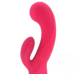 Вибромассажер Silhouette S13 со стимуляцией клитора – красный