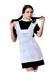 Игровой костюм Le Frivole Школьная форма CCCР – коричневый с белым, S/M