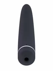 Двустронний стимулятор с вибрацией и всасыванием Hiky – черный