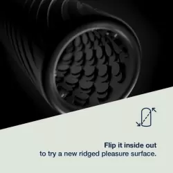 Инновационный мастурбатор Arcwave Ghost Pocket Stroker Black, 10 см, силикон, черный